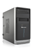 STIJLVOLLE PIANOZWARTE BEHUIZING MICRO-ATX ENIGMA + 2 USB VOORZIJDE