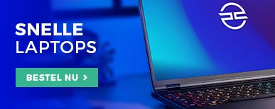 Laptops volgende dag verzonden