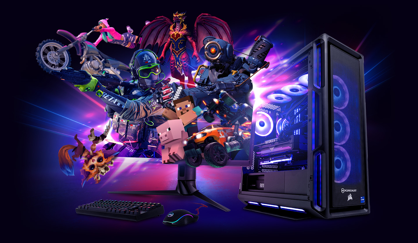 PCSPECIALIST - Kies favoriete Desktops voor Gaming